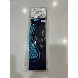 JPIZHX brand compression ski socks in size medium.